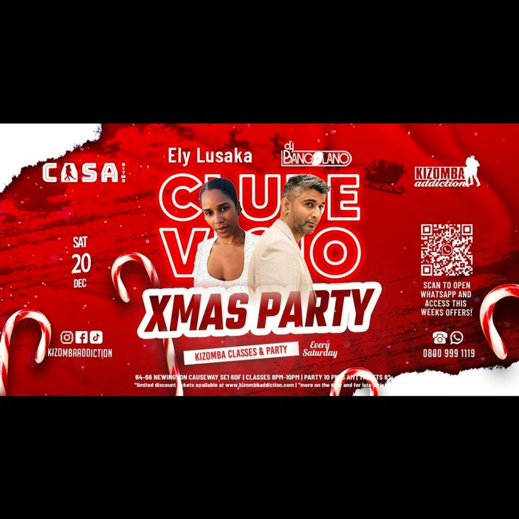 Kizomba Party & Dance Classes -Clube Vicio: Xmas Edition at Casa Ritmo   Elephant And Castle)