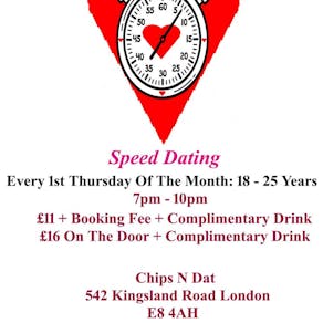 Speed dating 18 - 25 years Thursdays