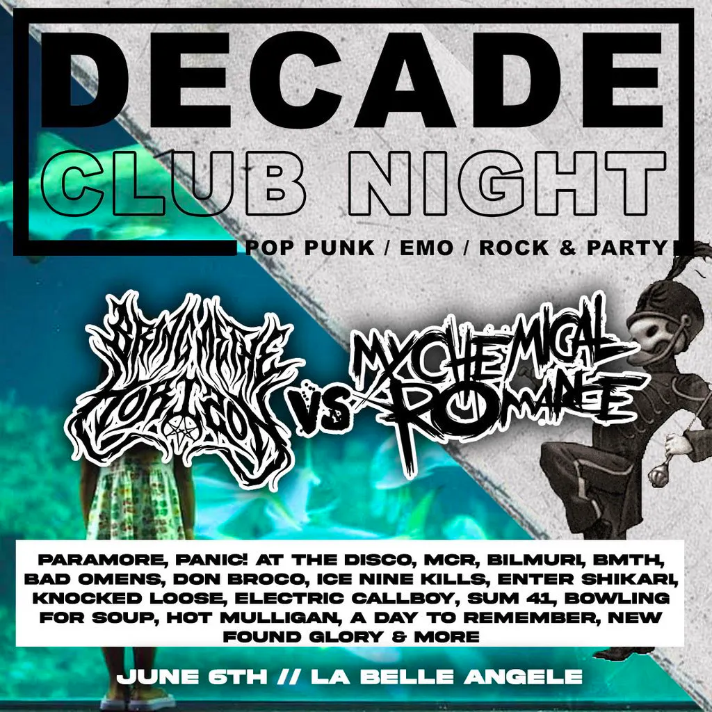 Decade Club Night - June (MCR vs BMTH) at La Belle Angele