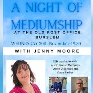 SSE Presents - An evening of Mediumship with Jenny Moore Medium