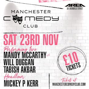 Manchester Comedy Club - Saturday 23rd November!