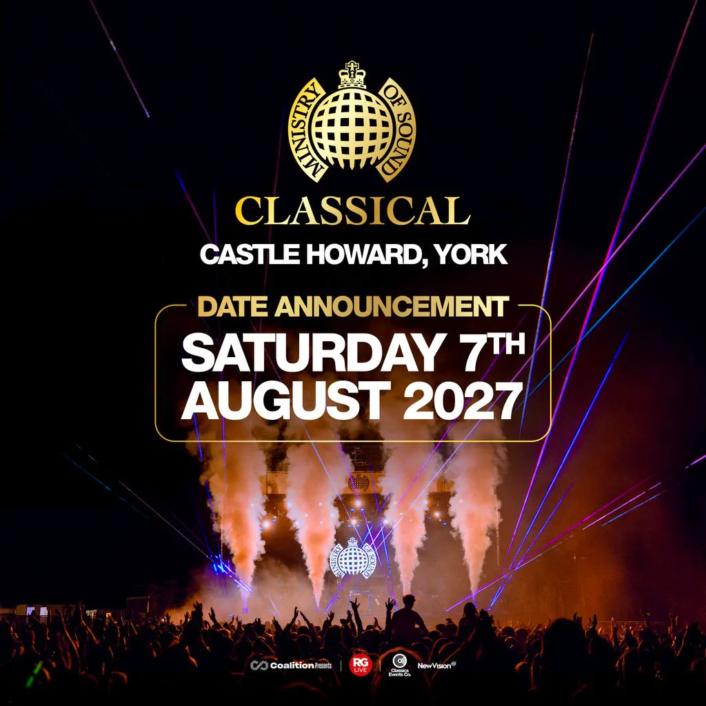 Ministry Of Sound Classical At Castle Howard 2027 at Castle Howard York