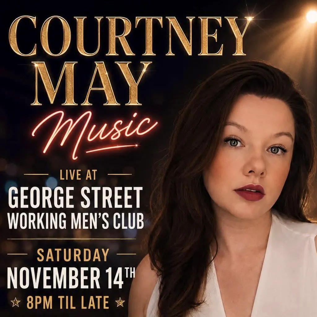 Courtney May - singer at George Street W.M.C.