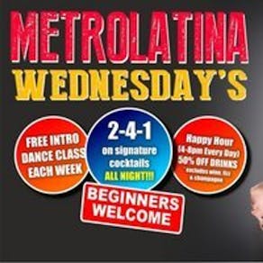 Salsa Bachata every Wednesday - Free Class, Free Booth & Bubbles