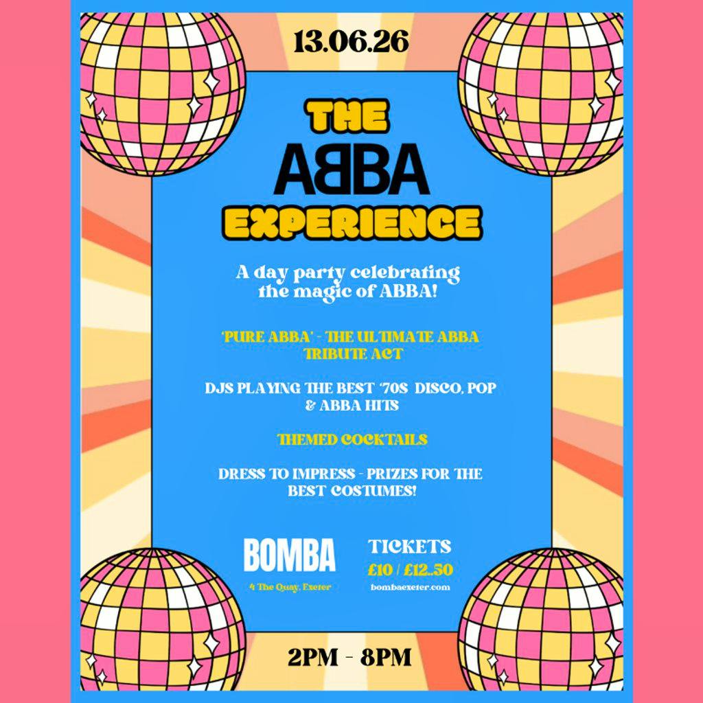 The ABBA Experience | 13.06.26 | Bomba Exeter at Bomba Exeter