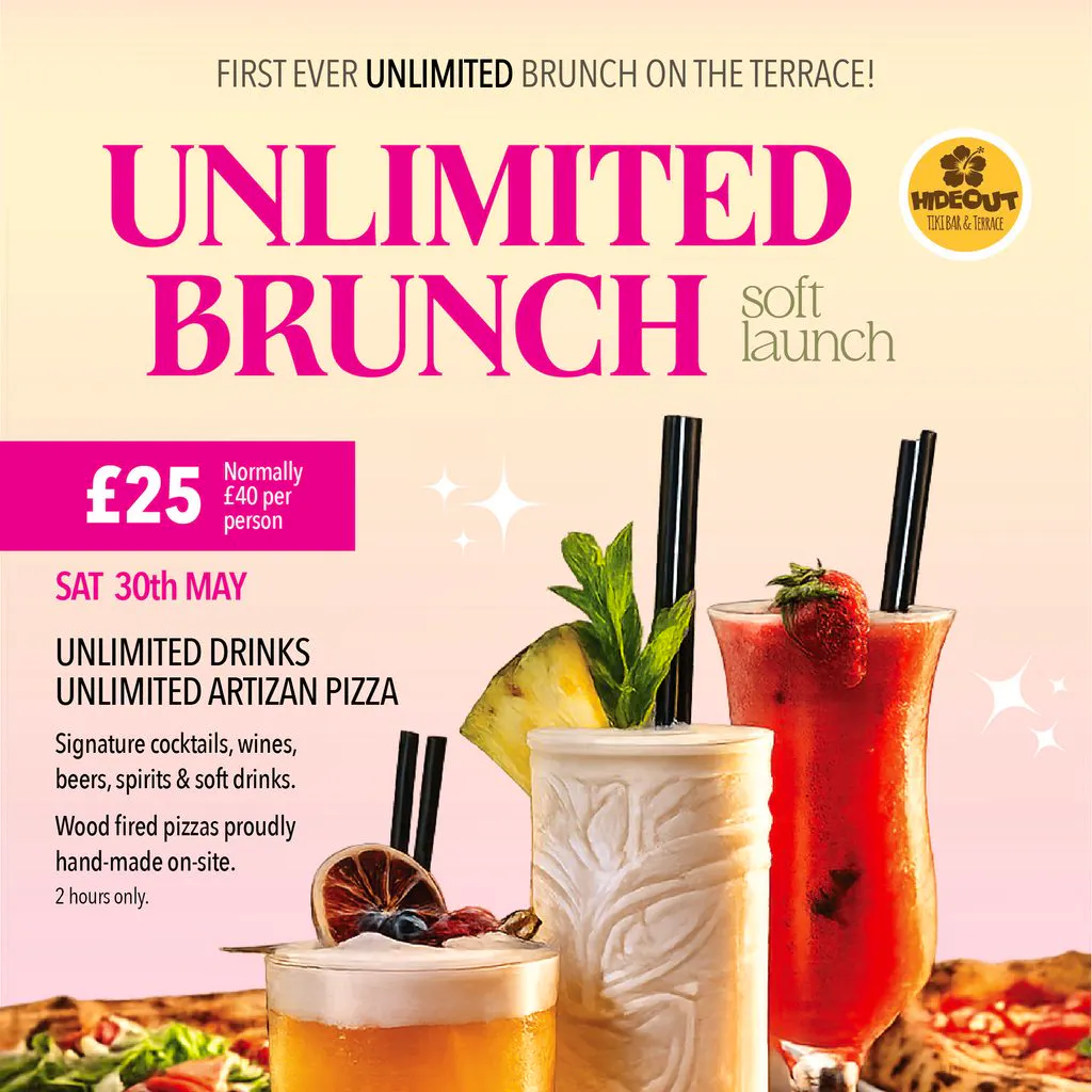 Hideout Unlimited Brunch ! at Hideout