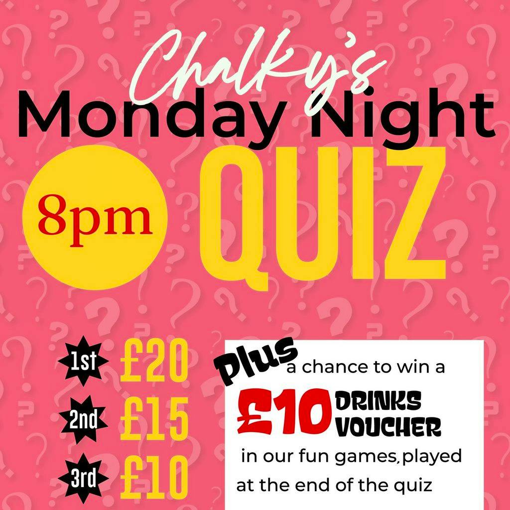 QUIZ NiGHT at Prestbury Sports Bar