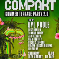 Compakt Back on the Rooftop! at Mr Greens Burnley