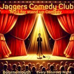 Jaggers Comedy Club. 1st Class Stand up Comedy Entertainment Tickets | Canvas  Bournemouth  | Sat 10th August 2024 Lineup