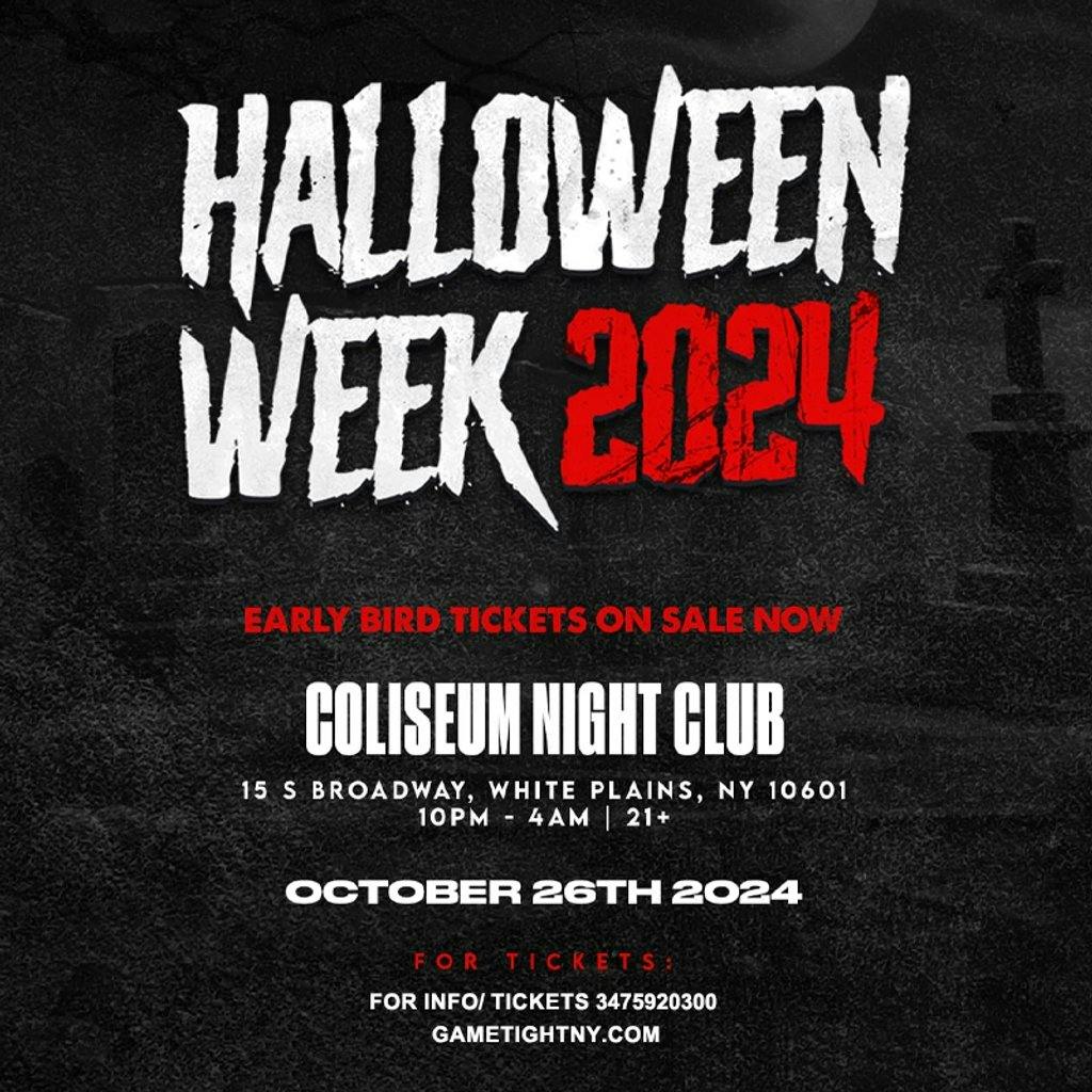 Tickets Coliseum Night Club White Plains Halloween Party 2024