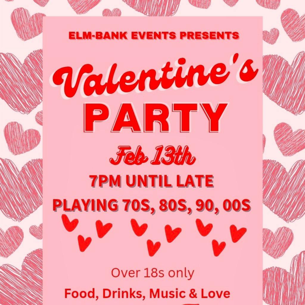 Valentine's Party at Elm Bank Banqueting And Conference Centre