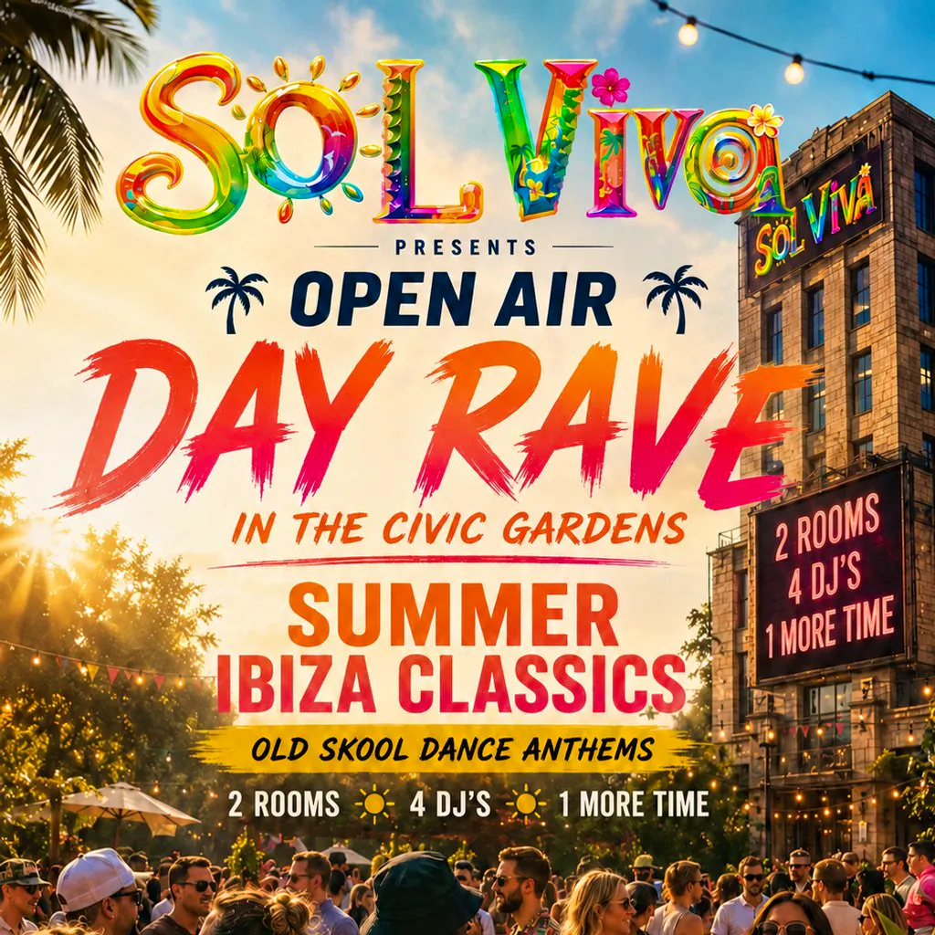 SOL VIVA: Summer Day Rave at Ramsbottom Civic Hall