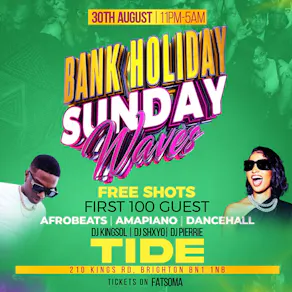 WAVES - Bank Holiday Sunday Party | Brighton