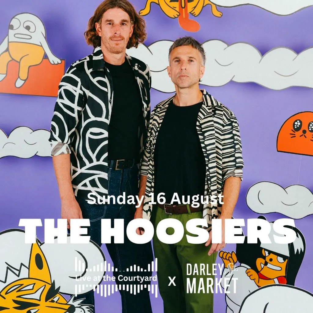 Live at the Courtyard: The Hoosiers at Darley Street Market