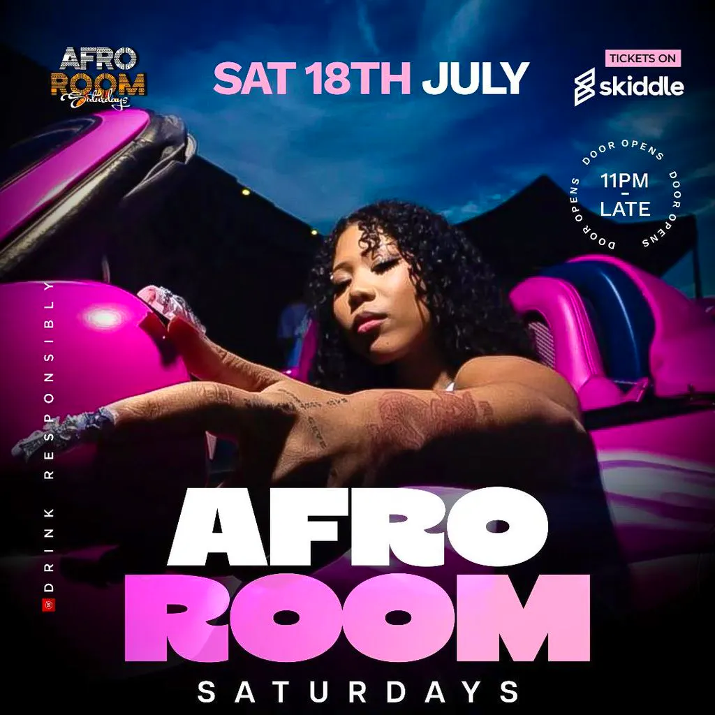 Afro Room Afrobeats & Amapiano Party At Chillers Sat 18th July at Chillers On The Green