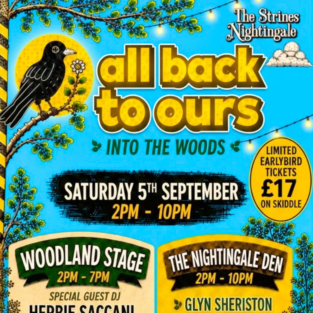 All Back To Ours  - Into the Woods - 1 day festival at The Strines Nightingale