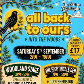 All Back To Ours - Into the Woods - 1 day festival