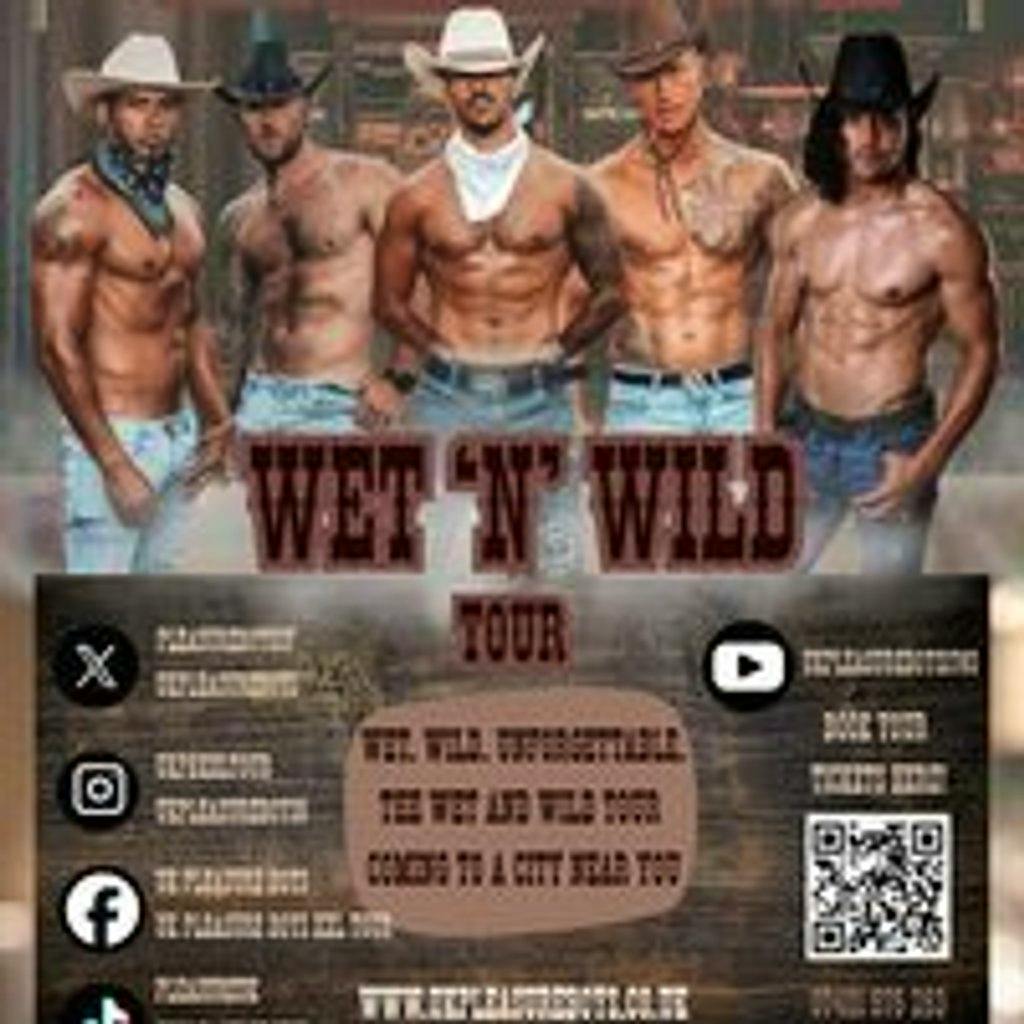 UK PLEASURE BOYS Wet & Wild Tour Leeds at Royal Armouries Hall