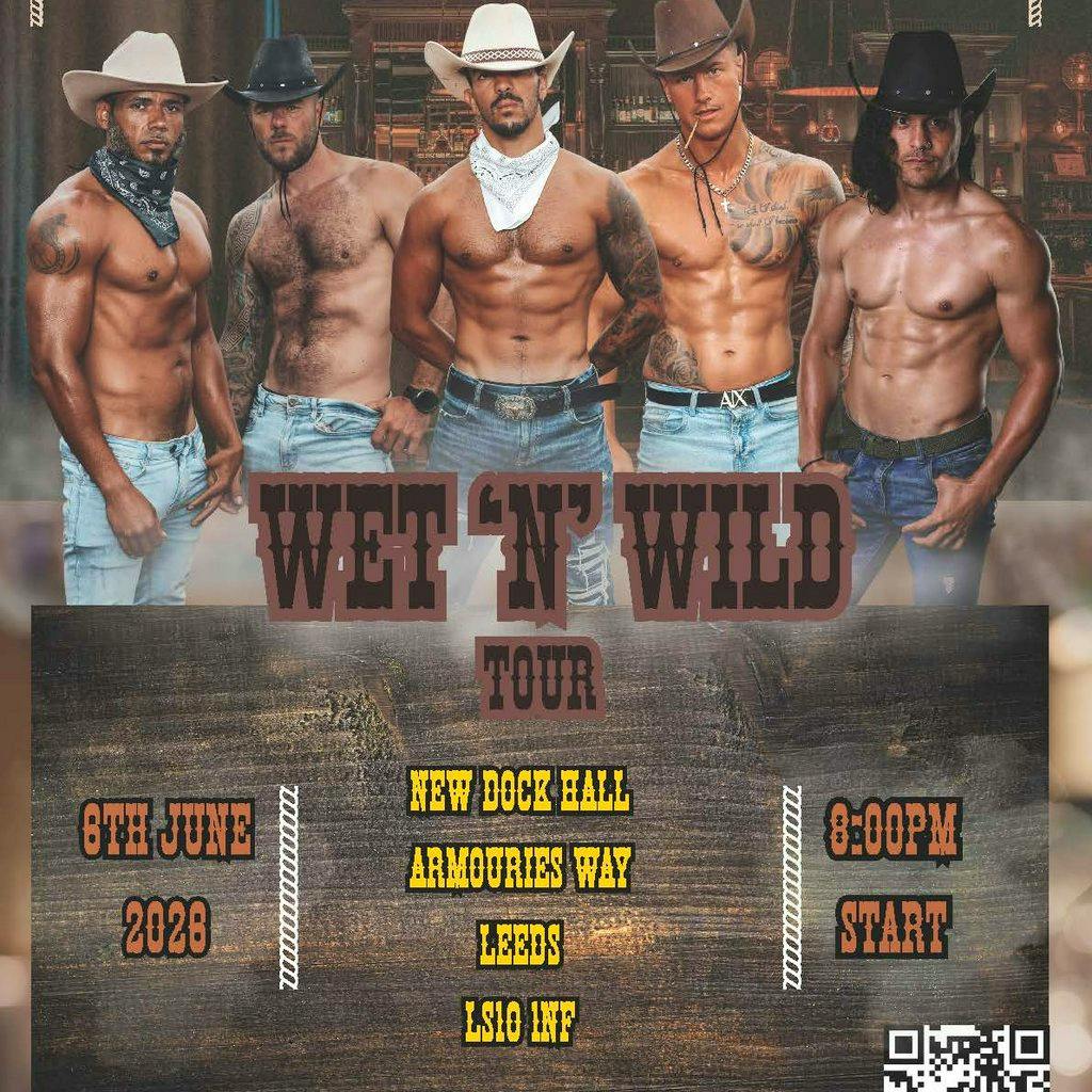 UK PLEASURE BOYS Wet & Wild Tour Leeds at Royal Armouries Hall