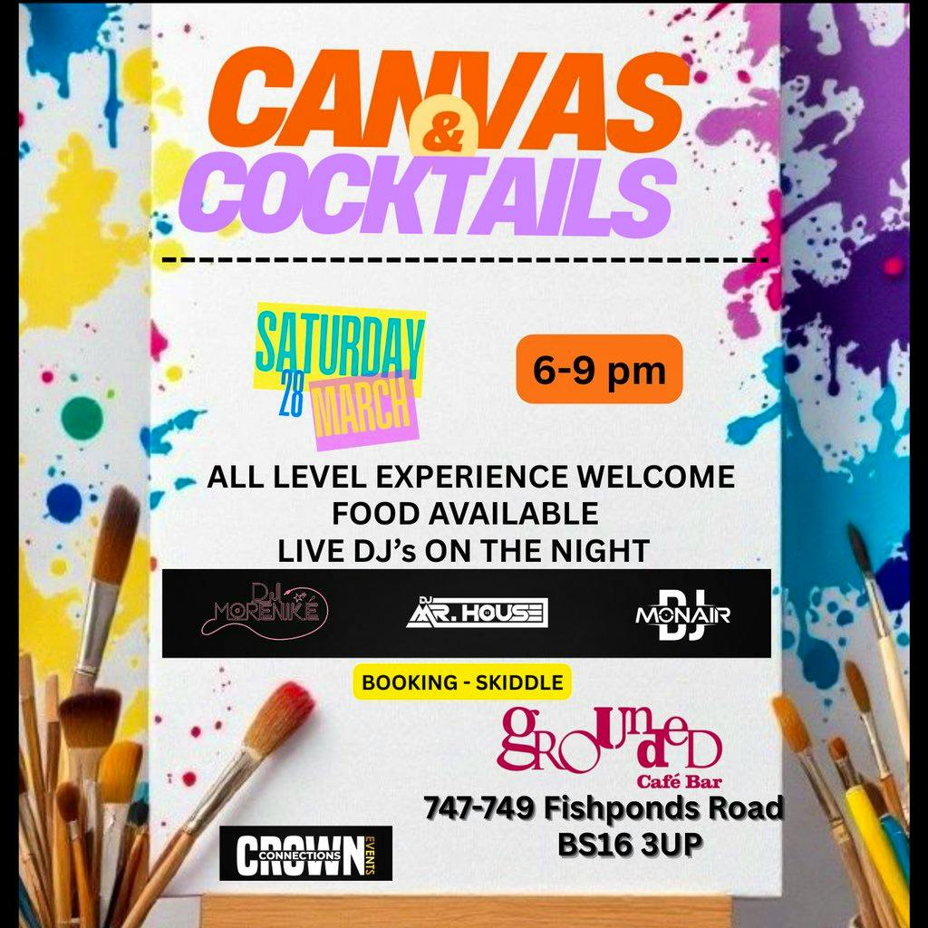 Canvas and Cocktails at Grounded Fishponds