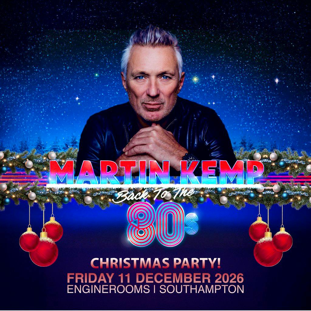 Martin Kemp - Back To The 80s Christmas Party at EngineRooms