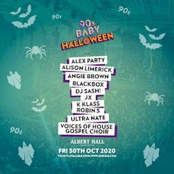90s Baby Halloween - Albert Hall Tickets | Albert Hall Manchester  | Fri 30th October 2020 Lineup
