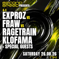 Second Speed: Klofama, Exporz, Fraw, Ragetrain + special guests at NX Newcastle