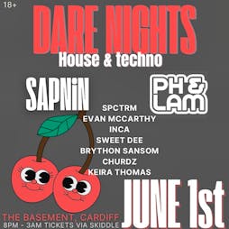 DARE NIGHTS: House & Techno Tickets | The Basement Cardiff Cardiff  | Sat 1st June 2024 Lineup