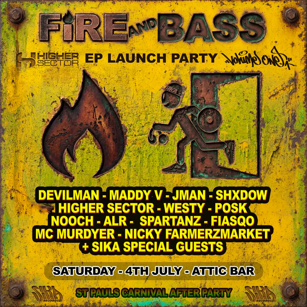SIKA records presents: Fire and Bass EP launch party Ft Devilman at The Full Moon And Attic Bar