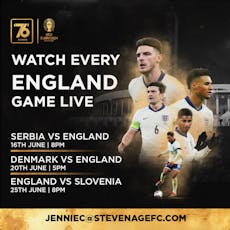 Watch Every England Game Live at Lamex Stadium