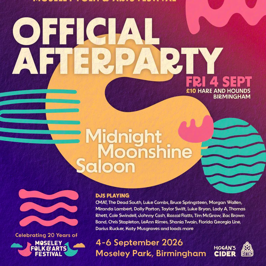 Midnight Moonshine Saloon - Moseley Folk Afterparty! at Hare And Hounds Kings Heath