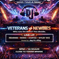 Battle of the DJ veterans vs Newbies at Secret Location Battle Of The DJs