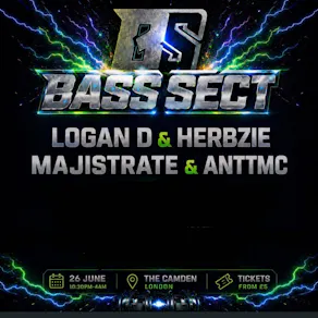 Bass Sect Presents : Logan D, Majistrate DNB All Night Long