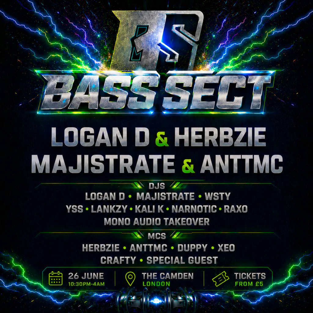 Bass Sect Presents : Logan D, Majistrate DNB All Night Long at The Camden