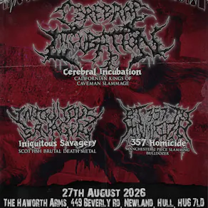 CEREBRAL INCUBATION, INIQUITOUS SAVAGERY, 357 Homicide