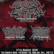 CEREBRAL INCUBATION, INIQUITOUS SAVAGERY, 357 Homicide at The Haworth Arms Hull