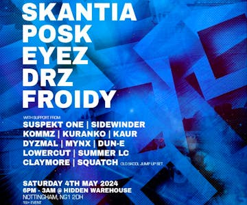Hooked x Inspira Presents Skantia,Eyez,Posk,DRZ, Froidy + More