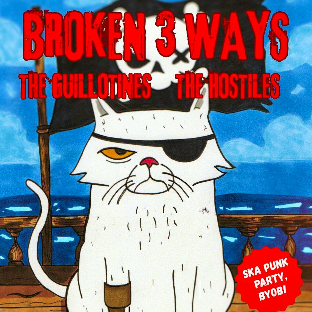 Broken 3 Ways + The Guillotines + The Hostiles at The Audio Lounge