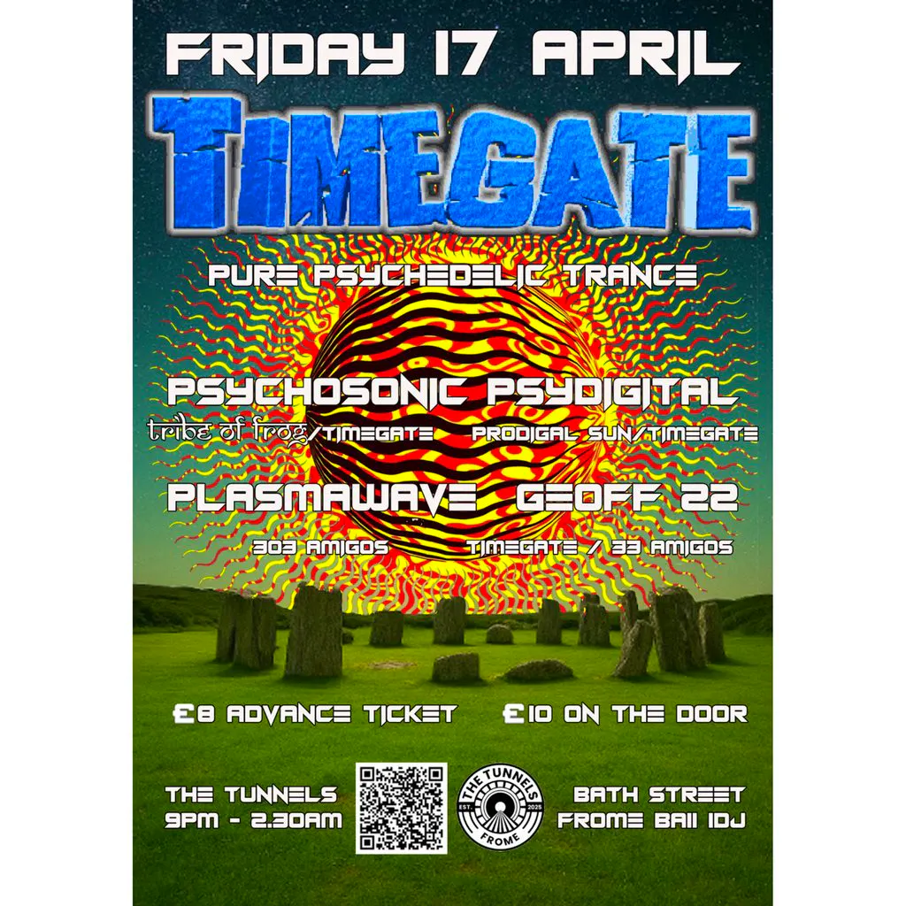 Timegate Psytrance Night at The Tunnels Frome