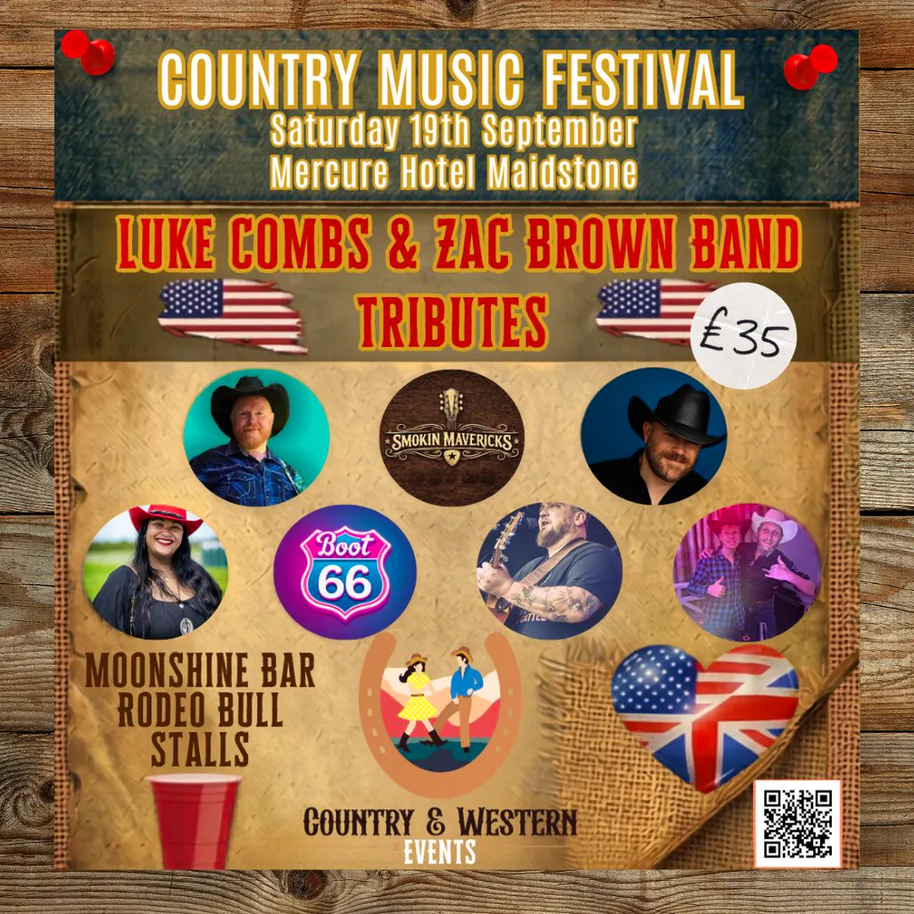 Kent Country Music Festival at Mercure Maidstone Great Danes Hotel