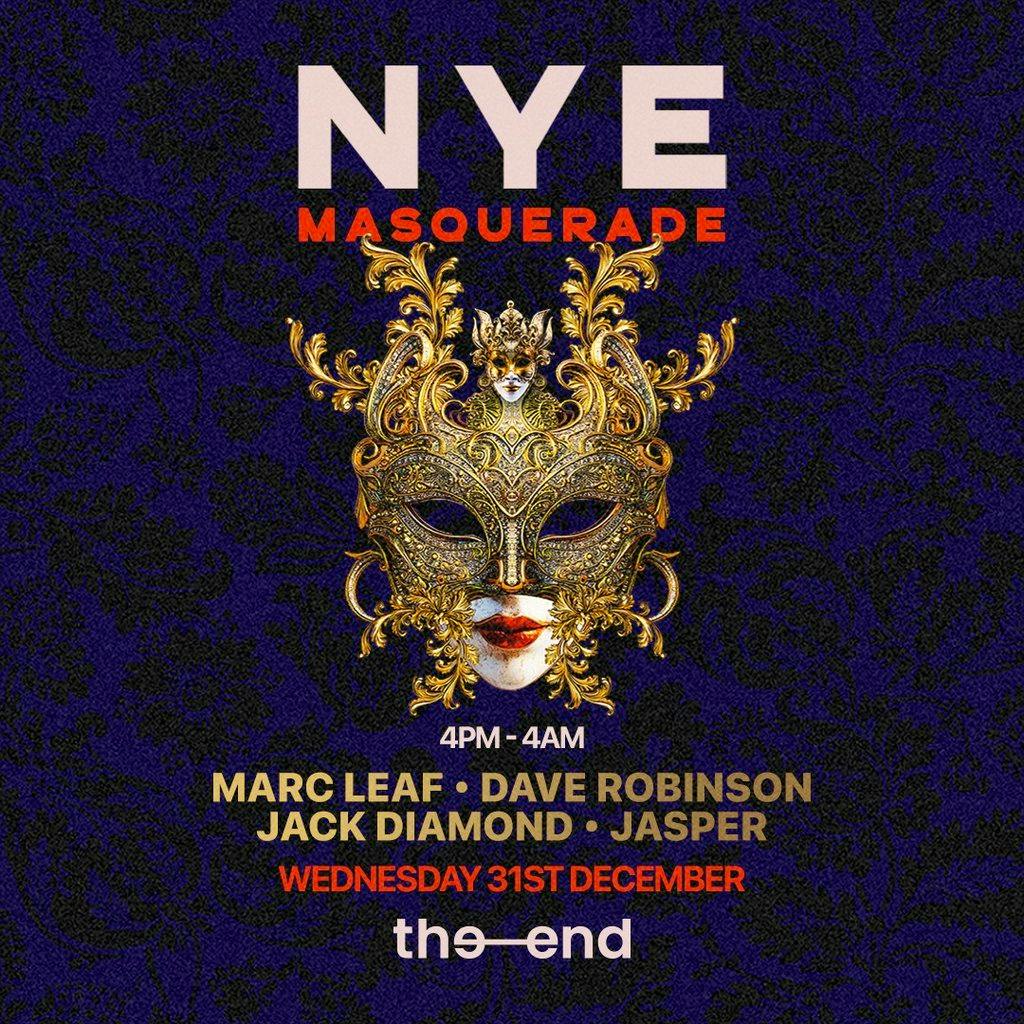 New Year's Eve MASQUERADE at The End