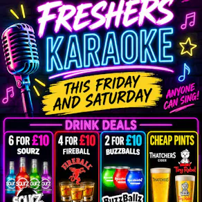 Freshers Got Talent-ish (Karaoke @thevulcanlounge)