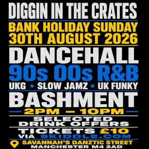 Digging in the crates Bank Holiday Special 30.08.26