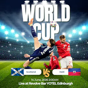 Watch the World Cup at Revolve Bar YOTEL Edinburgh