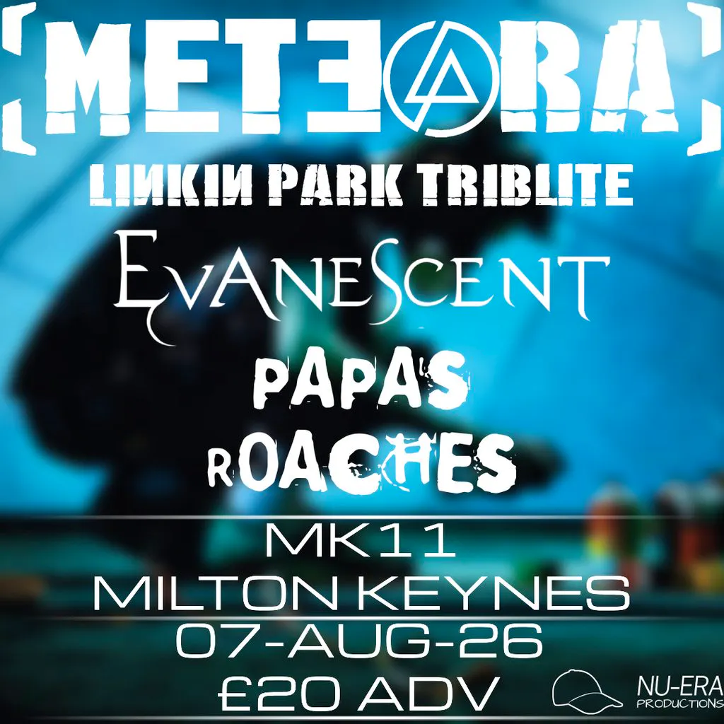 Meteora Linkin Park | Nu-Revolution Tour | MK11 MILTON KEYNES at MK11 LIVE MUSIC VENUE