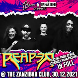 Live and Kicking - REAPER (plus supports) Tickets | The Zanzibar Liverpool  | Thu 30th December 2021 Lineup