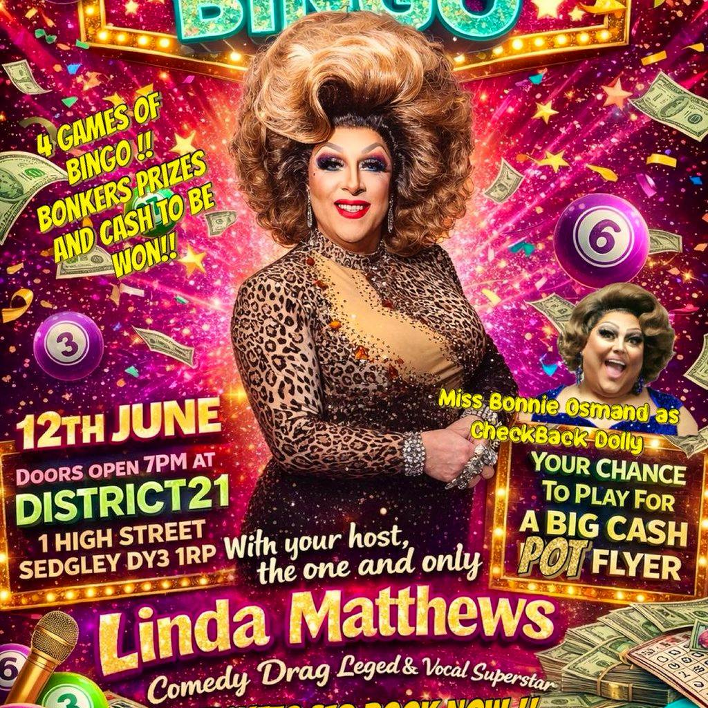 Drag me to bonkers bingo at District21