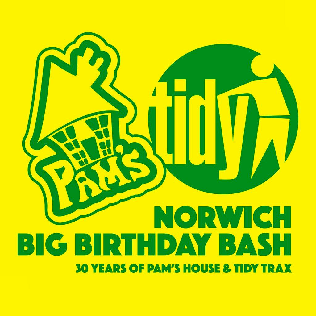 Pams House x Tidy - Big Birthday Bash! at The Adrian Flux Waterfront