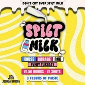 SPILTMILK - Manchester's Hottest Tuesday -  £1.50 vodka mixer