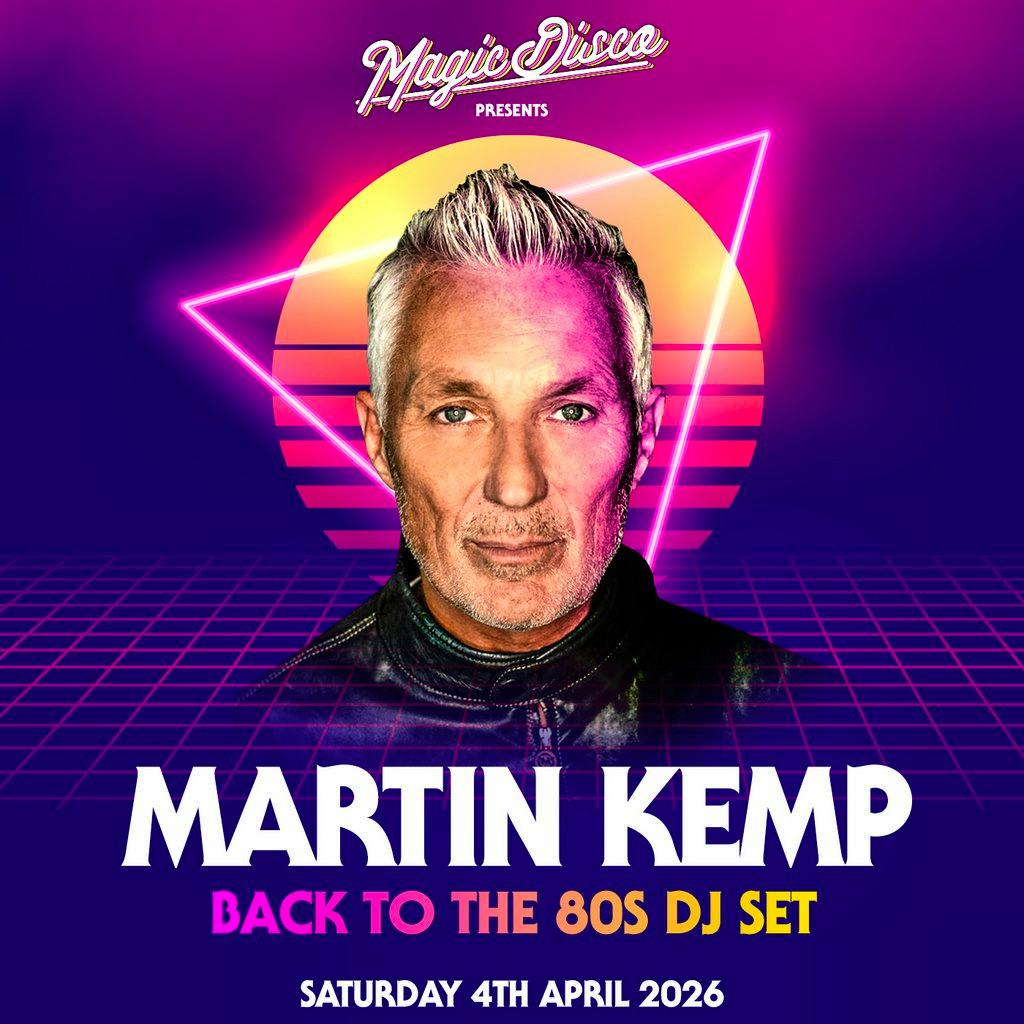 Martin Kemp Live DJ set - Back to the 80s - Glasgow at SWG3